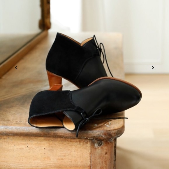 Sezane Shoes - Sezane Low Hunter Boots/ Free Sezane Cosmetic Bag